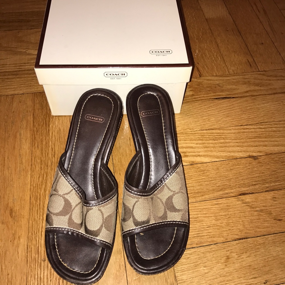 Coach wedges